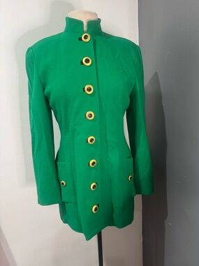 Vintage Neiman Marcus Green Women's Coat